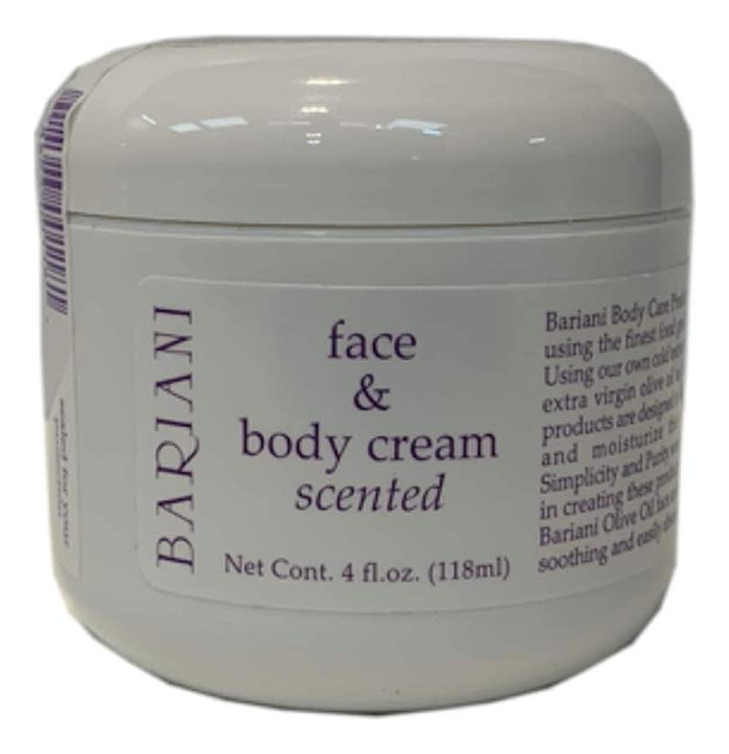 Creme De Azeite Bariani Para Rosto E Corpo 118ml De Aroma De