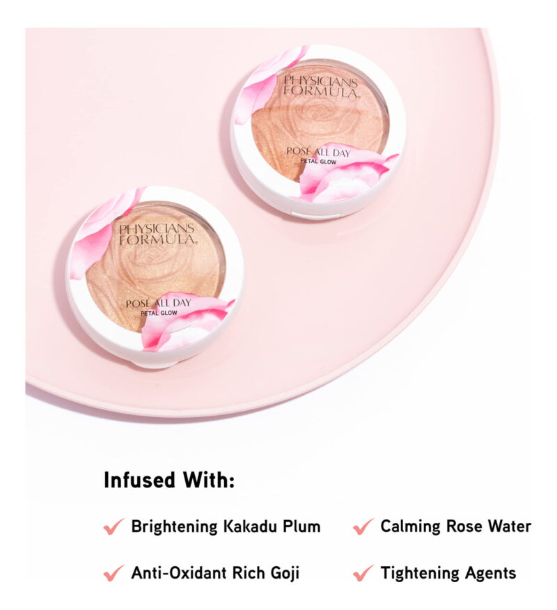 Pó Facial Highlighter Blush Physicians Formula Rosé All Da - Image 3