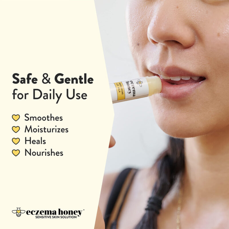 Bálsamo Labial Nutritivo Com Mel Para Eczema - Reparador Nat - Image 3