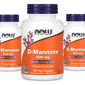 D-manose 500mg Now Foods 120veg Caps 3un