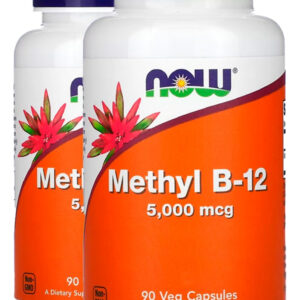 Metil B-12 5.000mcg 90 Veg Cáps Importado 2un Now Foods