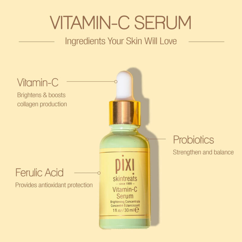 Sérum Pixi Vitamin C Clareador 30ml/ 1,01 Fl. Oz - Image 3