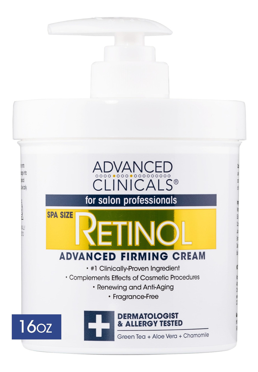 Loção Corporal Advanced Clinicals Retinol 480 Ml Crepey Skin