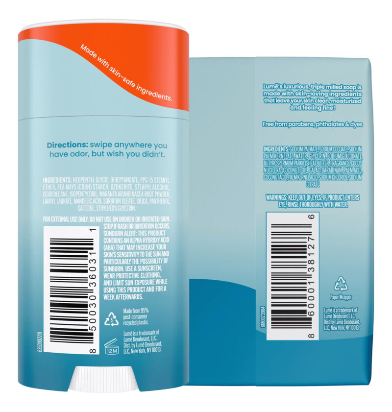 Pacote De Desodorante E Sabonete Lume Whole Body 75ml 72h Od - Image 2