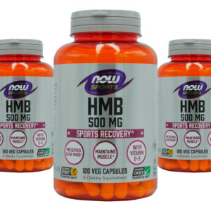 Hmb 500mg Now Foods Com Vitamina D3 120 Veg Caps 3un Sabor Sem Sabor