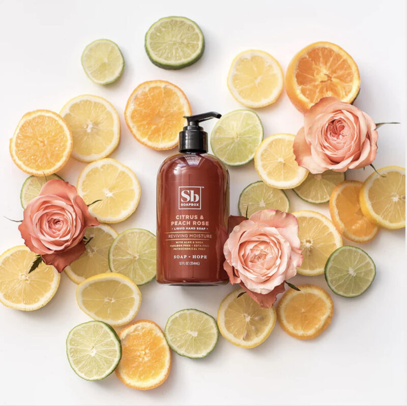 Sabonete Líquido Para Mãos Citrus & Peach Rose 360ml X3 - Image 5