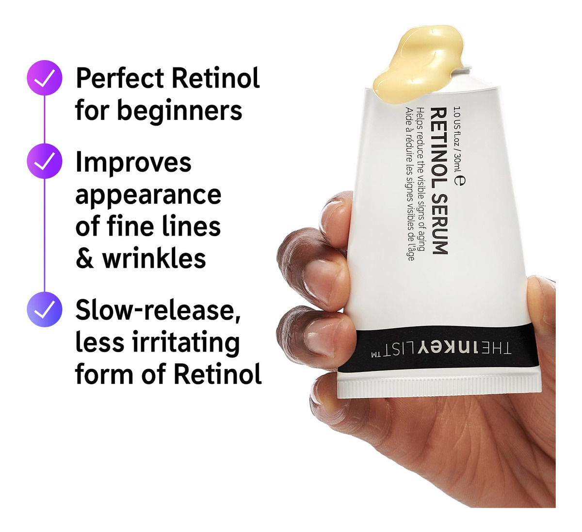 Sérum The Inkey List 1% De Retinol De Liberação Lenta 30 Ml - Imagem 5