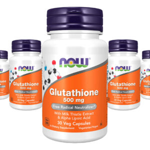 Glutationa 500mg Now Foods Glutathione 30 Veg Caps 5un