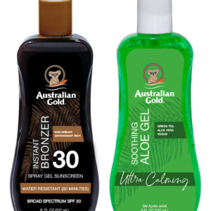 Conjunto De Protetor Solar E Gel De Aloe Vera Australian Gol