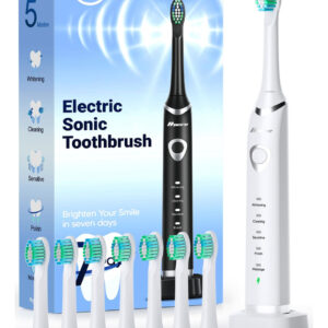 Escova De Dentes Elétrica Bymore Para Adultos Com 8 Cabeças