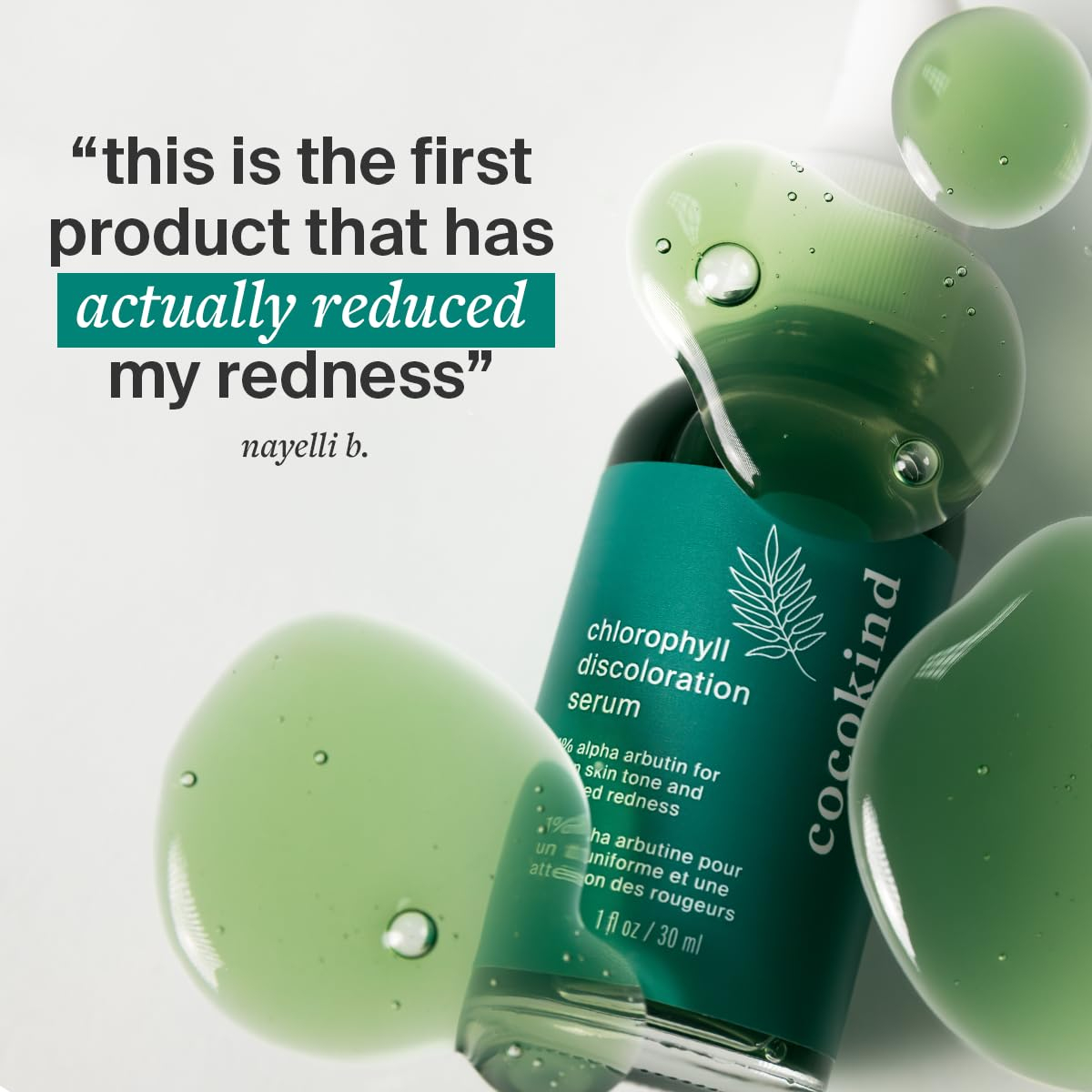 Sérum Spot Fading Cocokind Chlorophyll Descoloring 30ml - Imagem 7