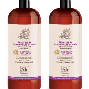 Conjunto De Shampoo E Condicionador Soapbox Biotina E Superf