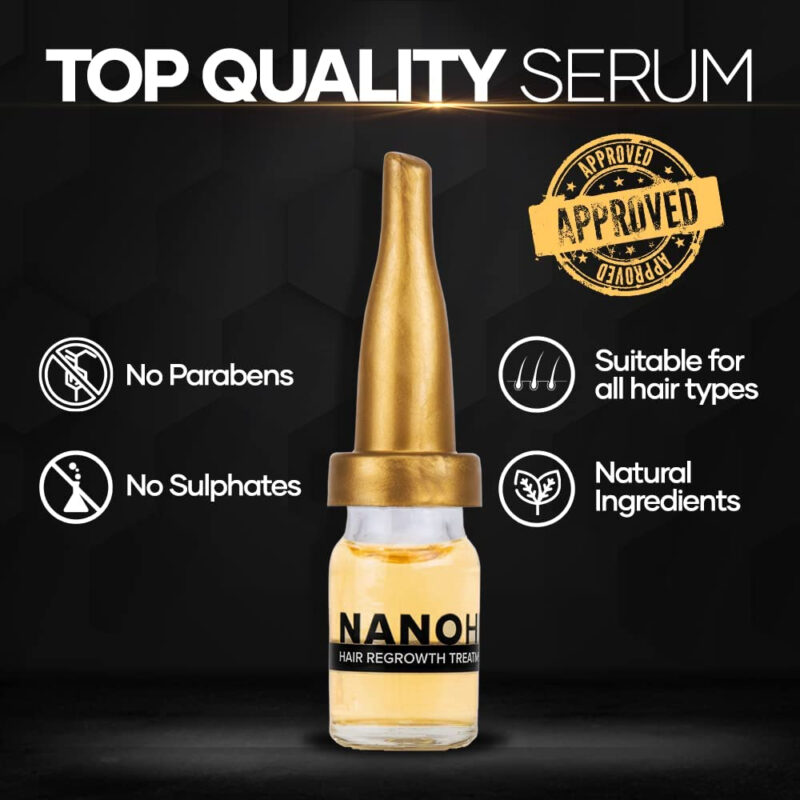Sérum Fortalecedor De Cabelo Nanohair By Bubbly 5 Ml X 10 Un - Image 4