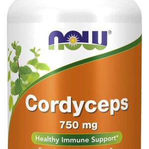 Cordyceps 750mg 90 Cápsulas Sem Sabor Now Foods