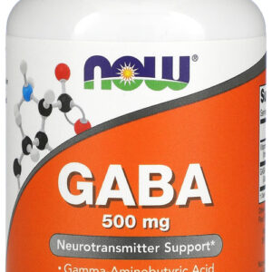 Gaba/ácido Gama 500mg E Vit-b6 100veg Cap Nowfoods Importado