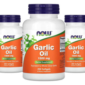 Óleo De Alho 1500mg Now Foods Now Foods 250solftg 3un