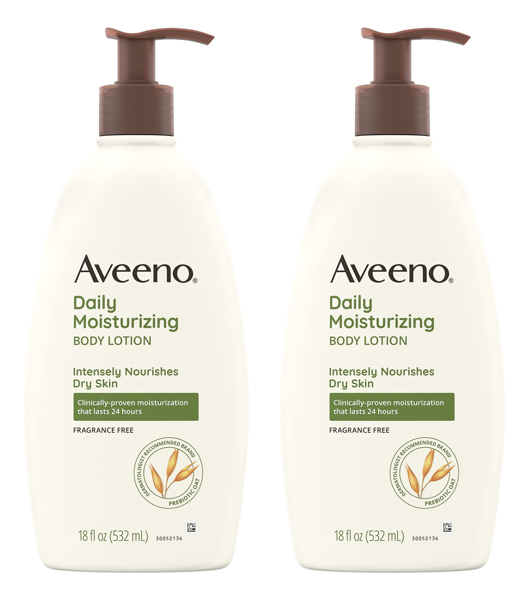 Loção Corporal Aveeno Hidratante Diário 2 X 532ml Para Pele