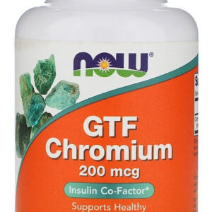 Gtf Chromium 200mcg 250 Tabs Cofator De Insulina - Now Foods