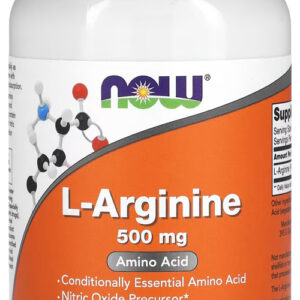 L-arginina 500mg Now Foods L-arginine 250 Veg Caps