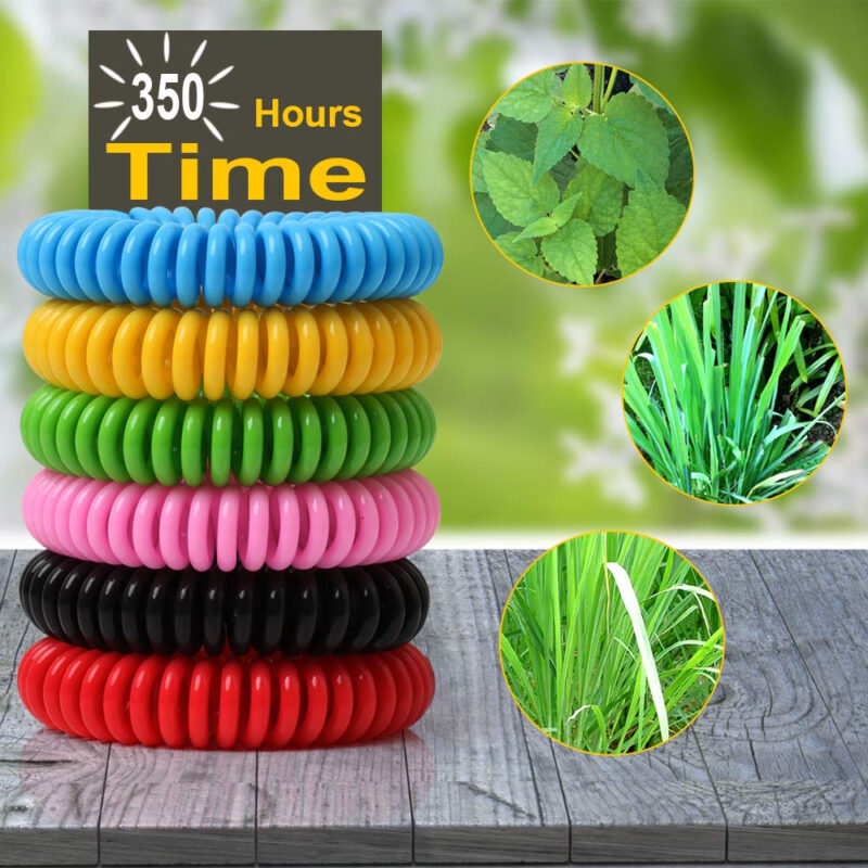 Pulseiras Repelentes De Mosquitos, Buggybands, Pacote Com 60 - Image 4