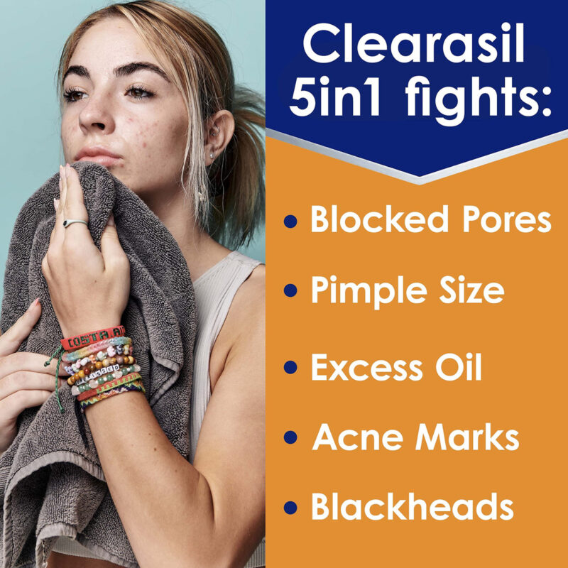 Almofadas De Limpeza Facial Clearasil Stubborn Acne Control - Image 2