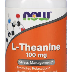 L-theanine Teanina 100mg Now Foods 90 Veg Caps Importado Eua