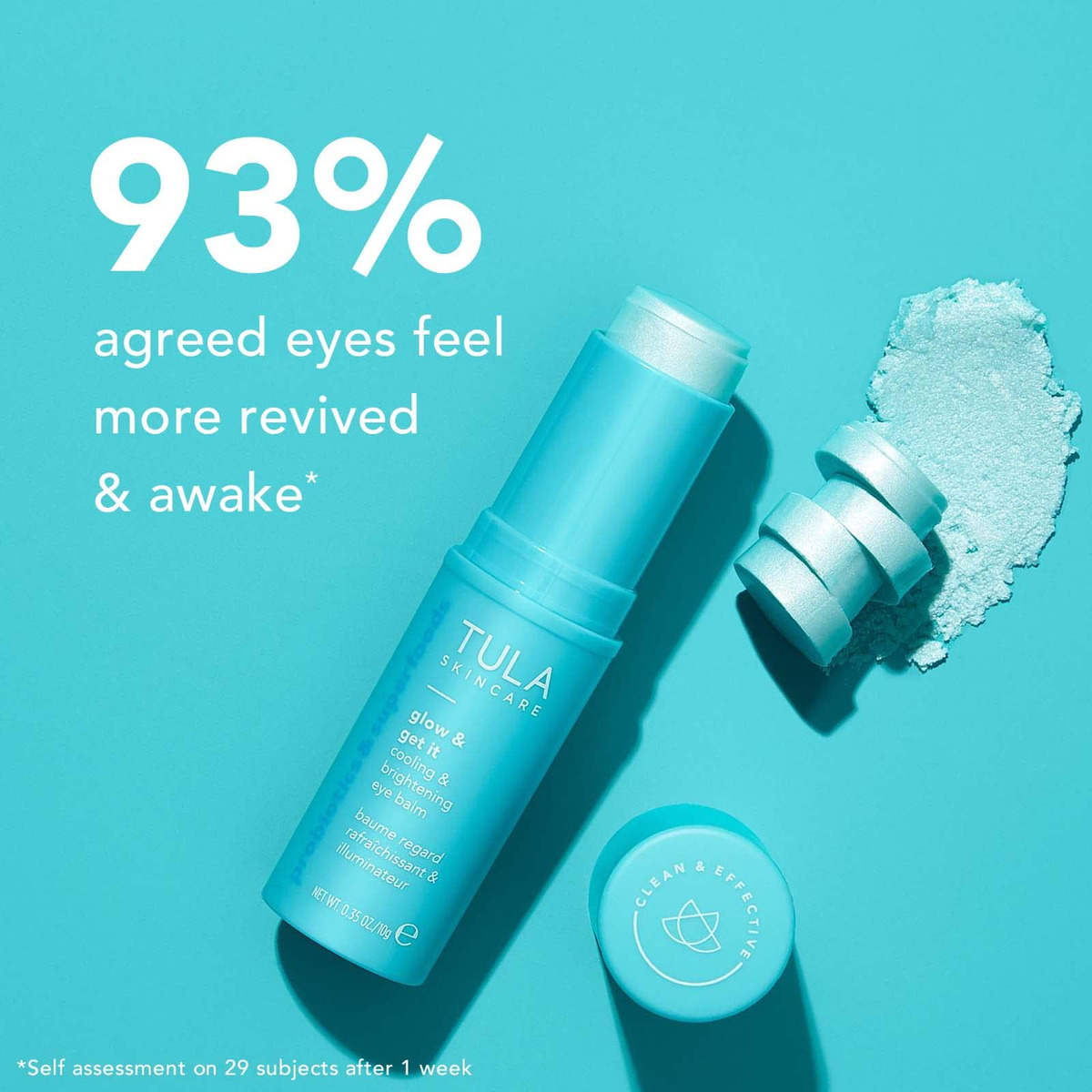 Bálsamo Para Os Olhos Tula Skin Care Glow & Get It Dark Circ - Imagem 4
