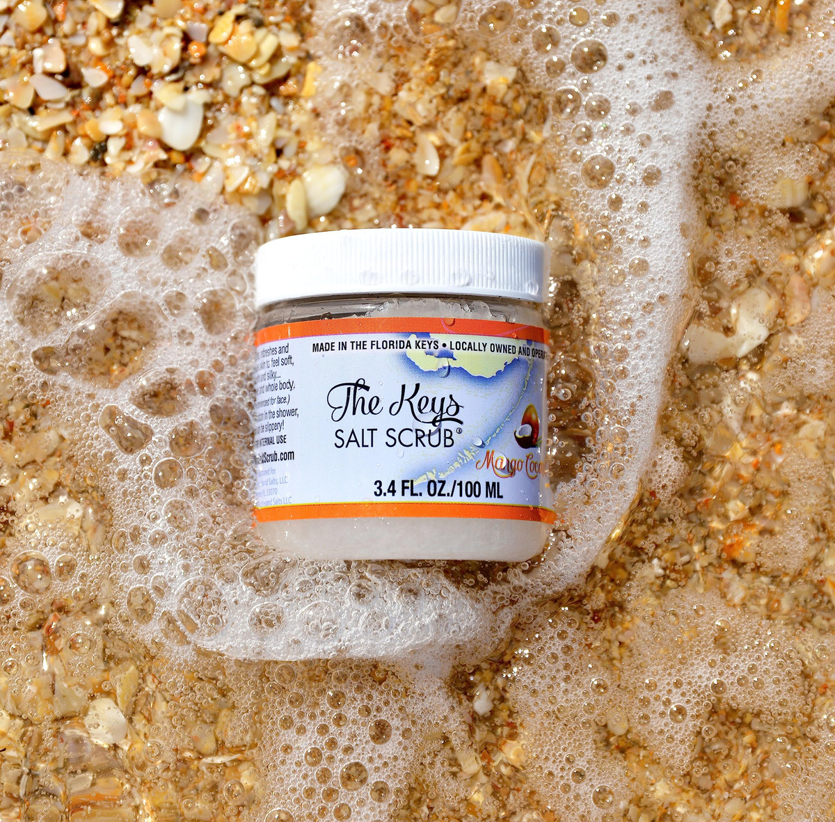 Esfoliante Corporal The Keys Mango E Sal Marinho De Coco 100 - Imagem 7