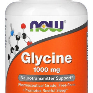Glicina, Glicina, Glicina, 1000 Mg, 100 Vegetais, Cápsulas, Amoniácido, Sabor Sfn, Sem Sabor