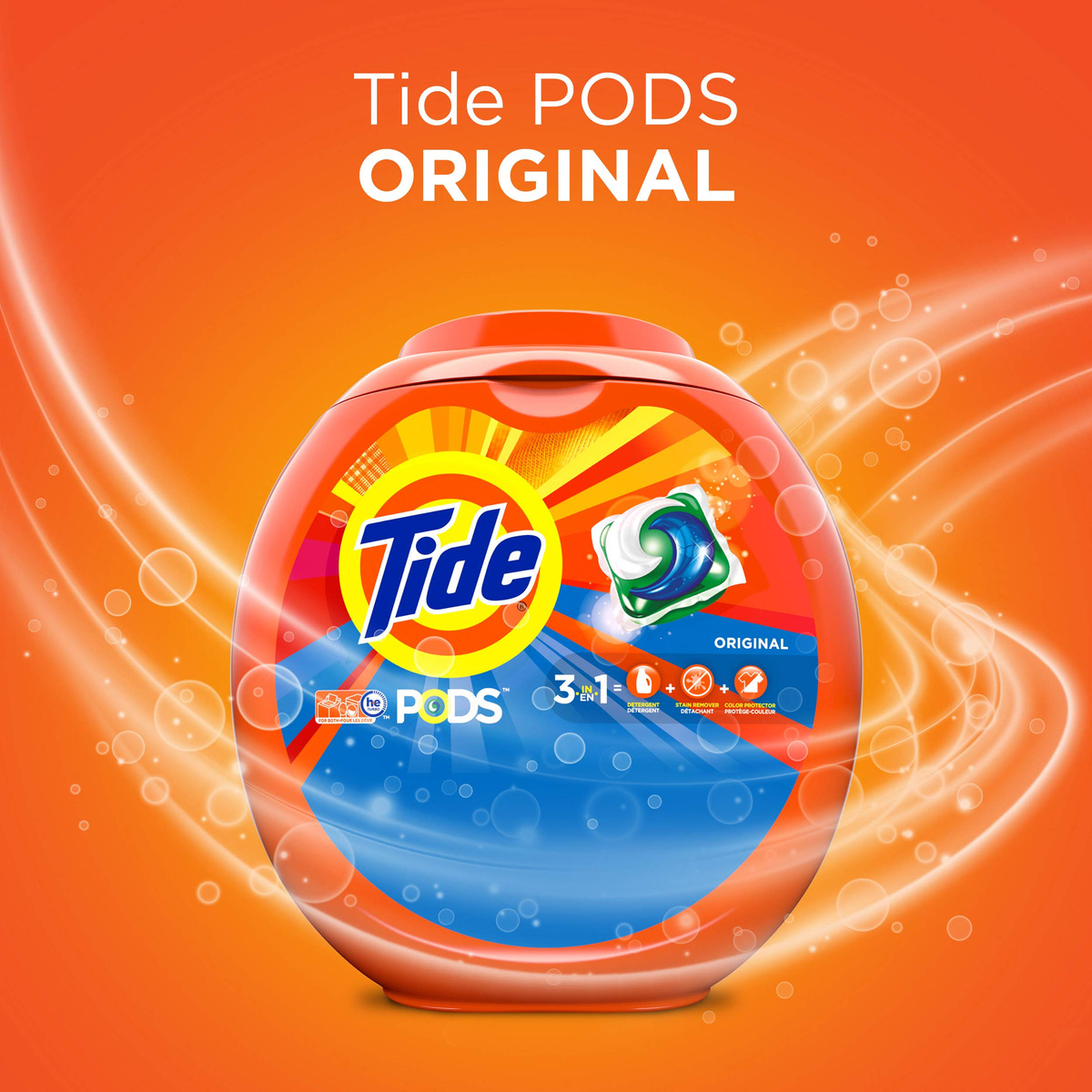 Tide Pods Febreze Sport 42 Cápsulas Original 3 Em 1 - Imagem 5