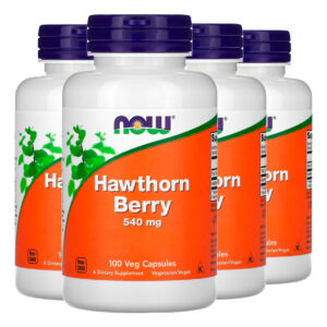 Hawthorn 540mg Baga Crataegus Now Foods 100veg Importado 4un