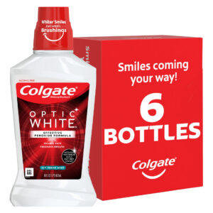 Enxaguante Bucal Colgate Optic White Whitening 473 Ml Com Hy