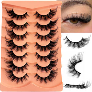 Cílios Postiços Yasnai Cat Eye Lashes Volume 18 Mm 7 Pares