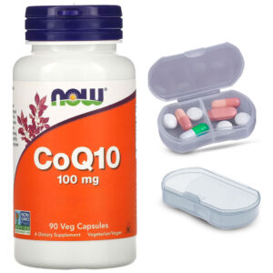 Coenzima Coq10 Now Foods 100mg 90 Caps + Porta Cápsulas