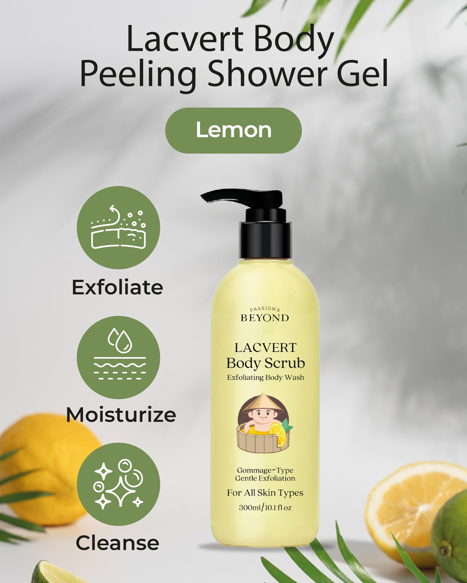 Esfoliante Corporal Eco Beyond Beyond Lavert Lemon 300ml - Imagem 2