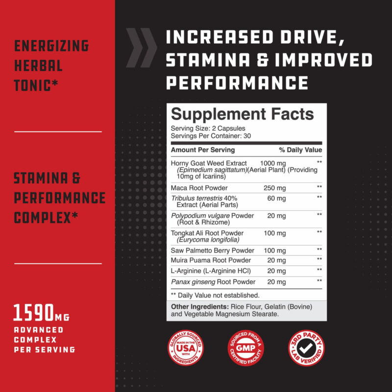 Reforço De Testosterona Natures Craft Extra Strength Para Ho - Image 3