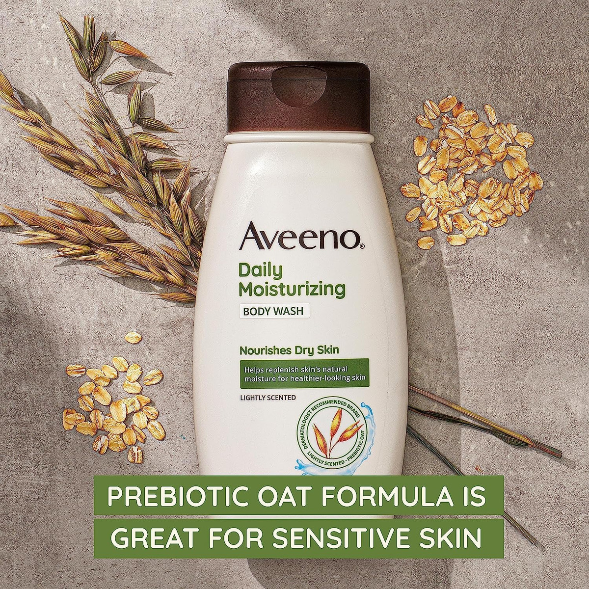 Sabonete Corporal Aveeno Hidratante Diário 532ml Para Pele S - Imagem 3