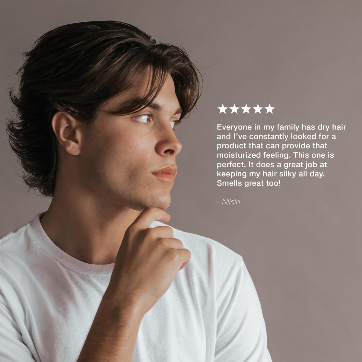 Óleo Hidratante De Cabelo Leave-in Condicionador Para Homens - Imagem 5