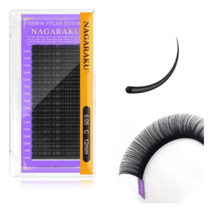 Extensões De Cílios Nagaraku Individual Lashes 0,05 Mm C Cur