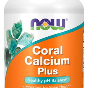Coral Calcium Plus Now Foods 100 Cápsulas Importado