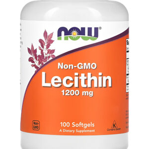 Lecitina Lecithin 1200mg 100cap Softgels Nowfoods Importado