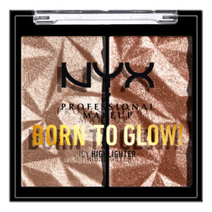Maquiagem Profissional Highlighter Nyx Born To Glow Icy Duo