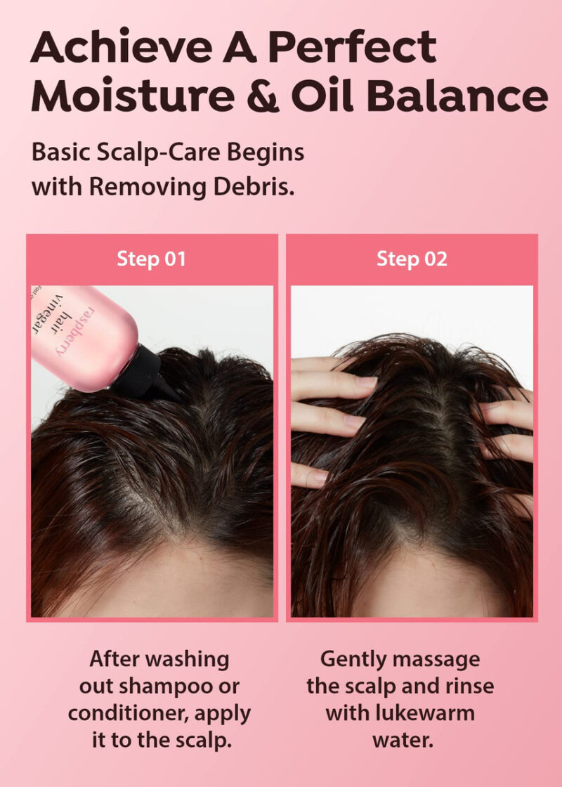 Recarga De Enxágue Com Vinagre De Cabelo A'pieu Raspberry 40 - Image 6