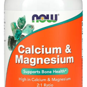 Cálcio E Magnésio 500/250mg Now Foods 250 Tabs Importado