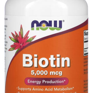 Biotina 5000mcg 120veg Caps Nowfoods Importado