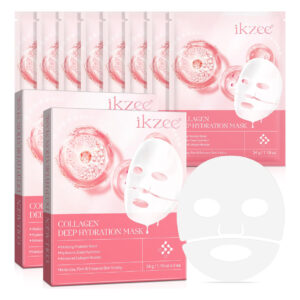 Máscara Facial De Hidrogel De Colágeno 34g X 8 Para Elastici