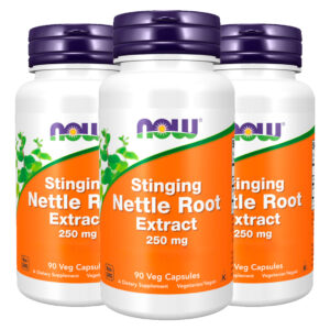 Extrato Raiz De Urtiga 250mg Now Foods 90cáps Importado 3un
