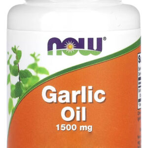 Now Foods Óleo De Alho 1500mg 100 Softgels Importado