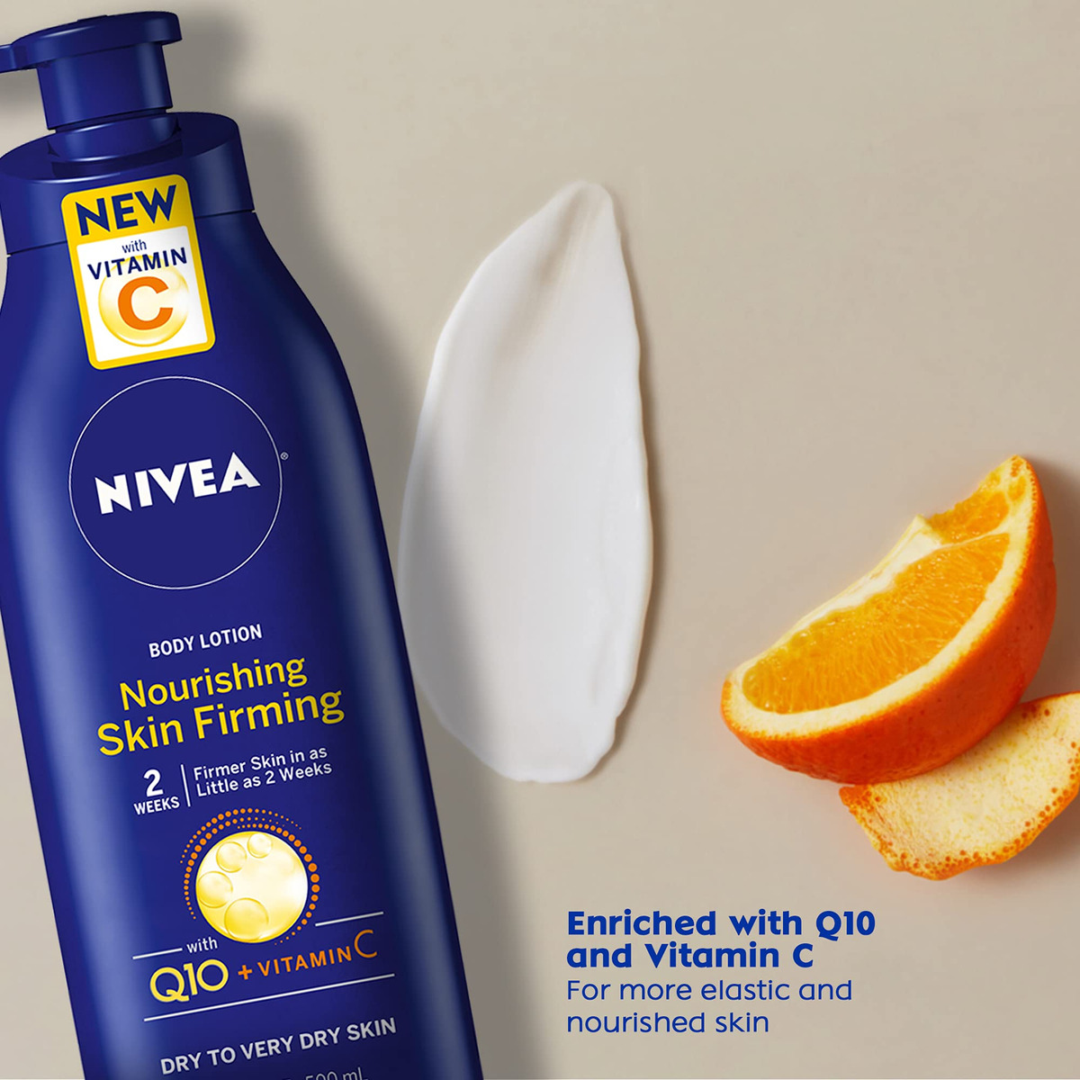 Loção Corporal Nivea Skin Firming W/ 500ml + Gel Creme 200ml - Imagem 2