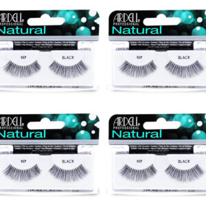 Cílios Postiços Ardell Natural Lashes 117 Pretos (pacote Com